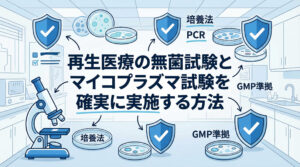 再生医療の無菌試験とマイコプラズマ試験を確実に実施する方法 1