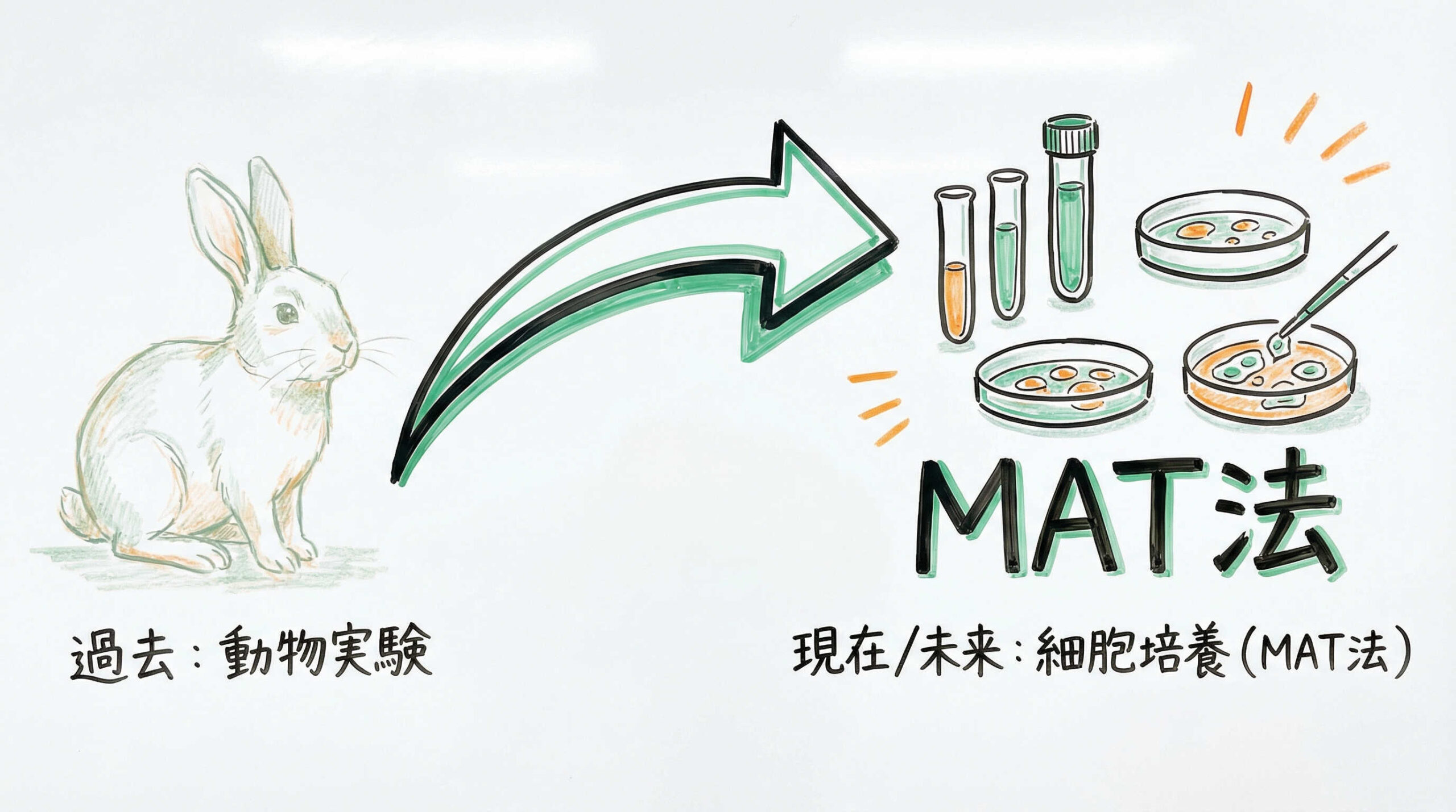 発熱性物質試験の最新潮流:ウサギ発熱性物質試験からMAT法への移行