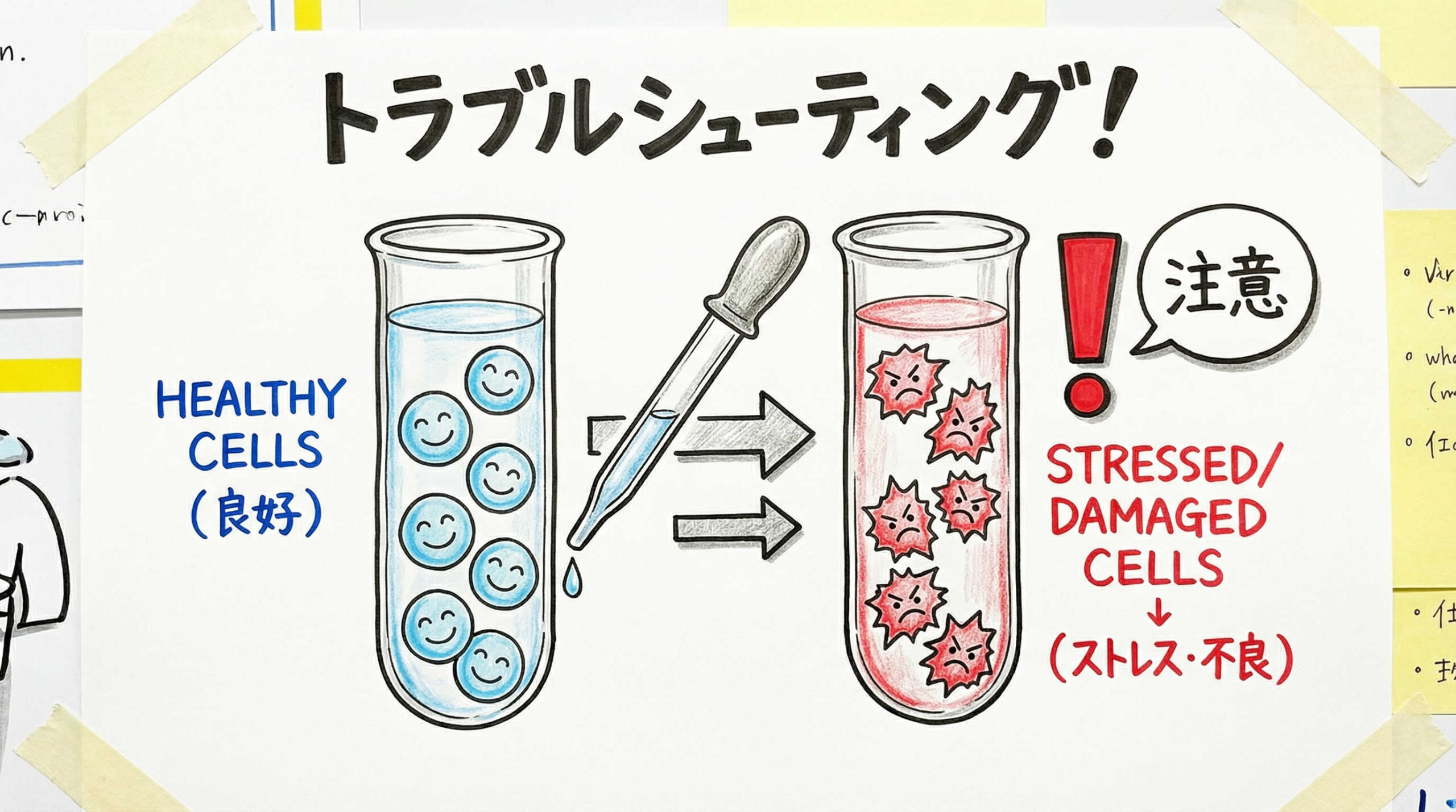 細胞製造プロセスにおける検体調製時の注意点とトラブルシューティング