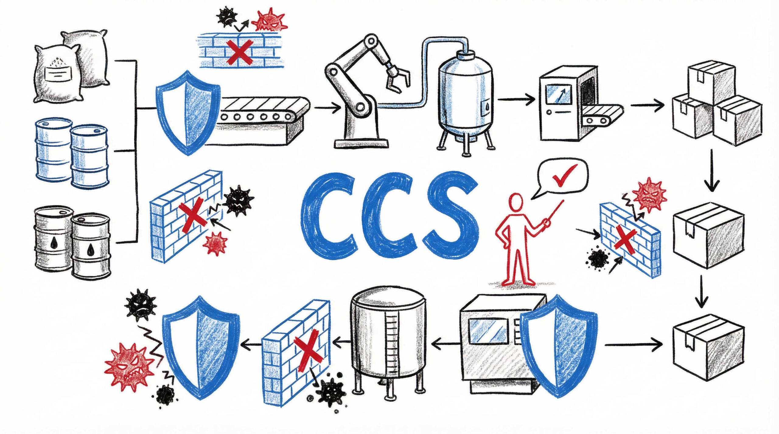 製造プロセス全体における発熱性物質の混入防止と汚染管理戦略
